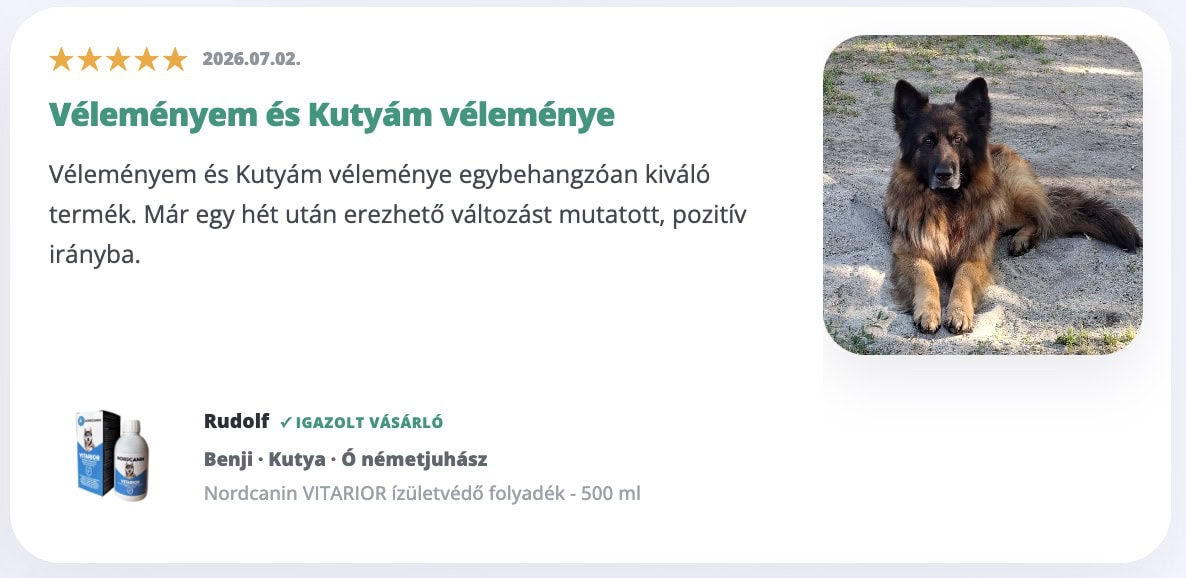 Vitarior ízületvédő vásárlói vélemény